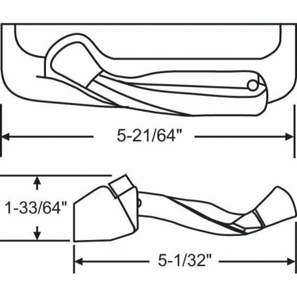 Strybuc Encore Tango Fold Handle/Cover 37-215-1